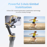 DJI Osmo Mobile 8 - control panel and joystick