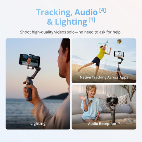 DJI Osmo Mobile 8 - in use shooting cinematic video