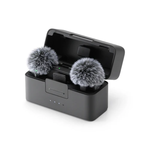 DJI Mic Mini – Dual Wireless Mic System with Charging Case - Black - Dokkantech