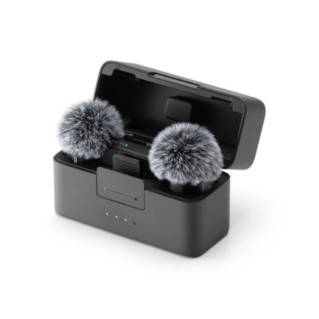 DJI Mic Mini – Dual Wireless Mic System with Charging Case - Black - Dokkantech