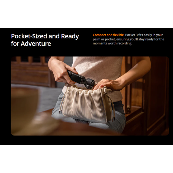 DJI OSMO Pocket 3 Camera - Grey - Dokkantech