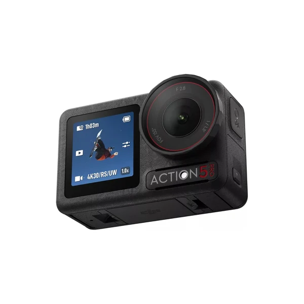 DJI Osmo Action 5 Pro Adventure Combo 4K Action Camera Angled dokkan tech