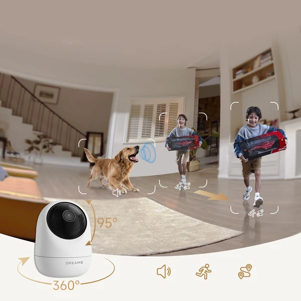 DREAME NAVO Care SE 1 Indoor Camera 1080P (3MP Resolution) - White view life dokkan tech .