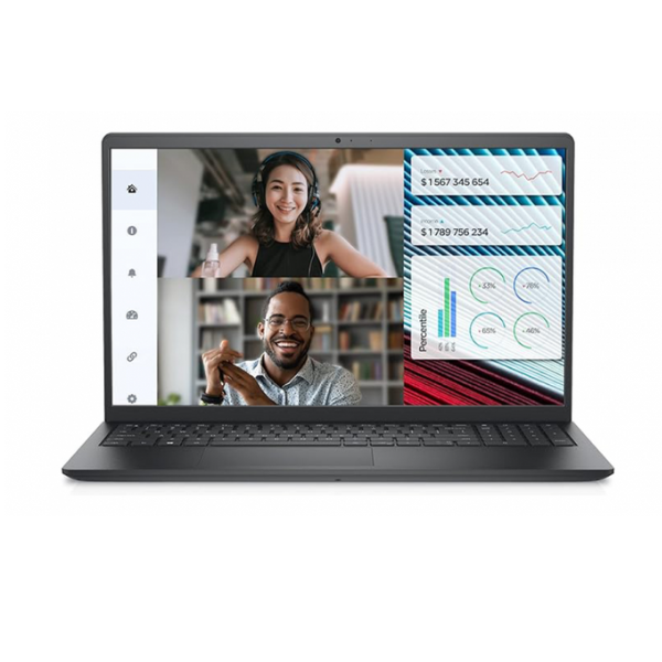 Dell Vostro 3520 Laptop-E005-BLK Intel Core i3-1215U - 4GB RAM - 256GB M.2 PCIe NVMe SSD - 15.6-inch FHD - Ubuntu (Black)-dokantech#