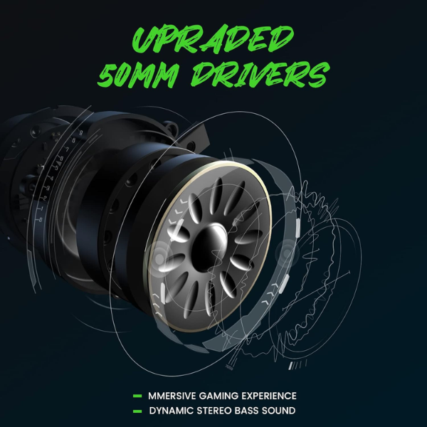 EKSA E7000 Fenrir Gaming Headset - Stereo Sound & LED Design - Dokkantech