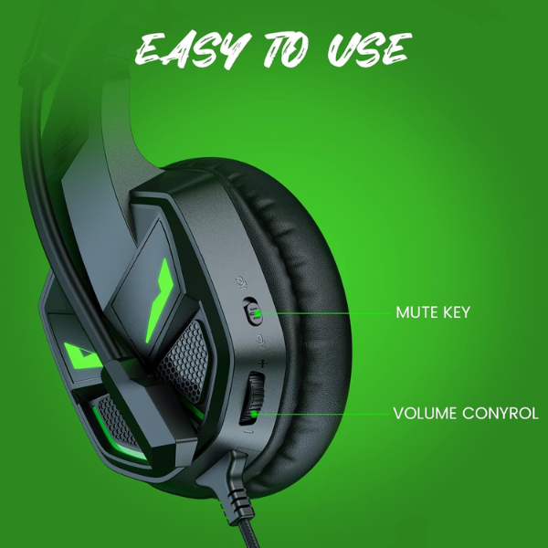 EKSA E7000 Fenrir Gaming Headset - Stereo Sound & LED Design - Dokkantech