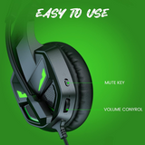 EKSA E7000 Fenrir Gaming Headset - Stereo Sound & LED Design - Dokkantech