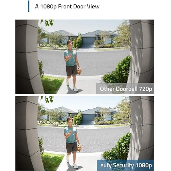 Eufy Video Doorbell Slim 1080p (Battery-Powered) With Mini Repeater - DokanTech #