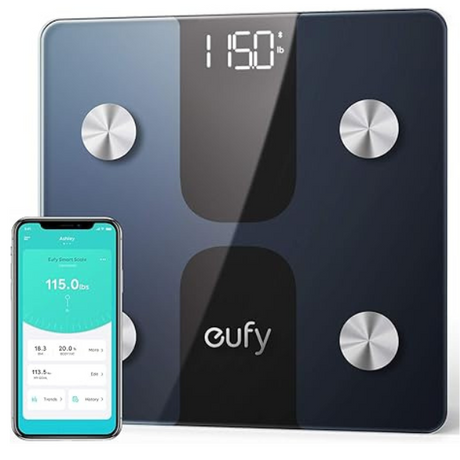 Eufy Smart Scale C1 body composition scale – front view black