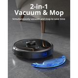 Eufy RoboVac X8 Hybrid Robot Vacuum Cleaner, T2261K11 - Black - DokanTech #