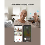 Ezviz C7 Dual 4MP 2K⁺ Indoor Camera – 360° View, White&Black-Dokkantech