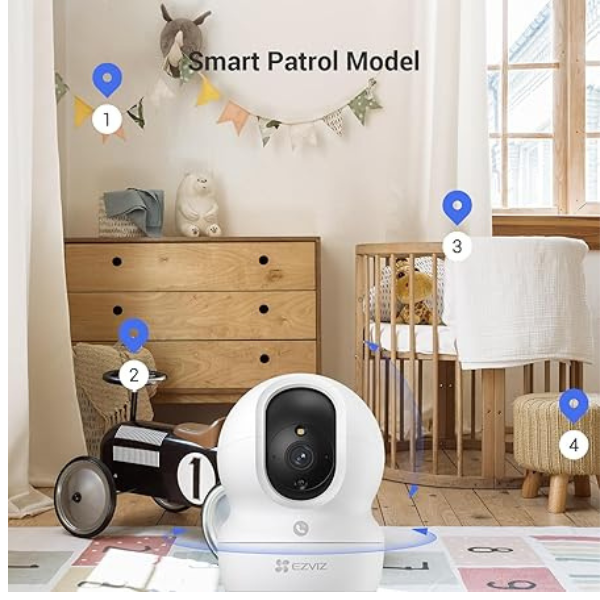 EZVIZ CP1 Pro 4MP 2K⁺ Indoor Camera – Smart Tracking & 2-Way Audio-Dokkantech
