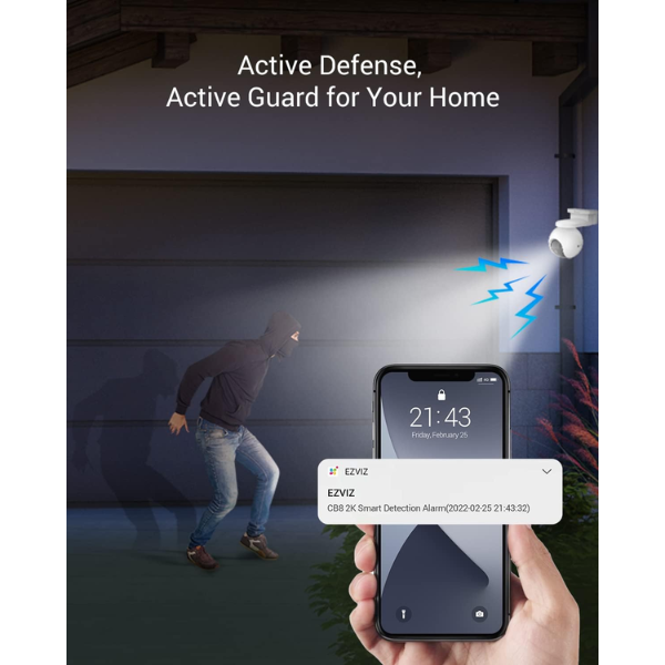 Ezviz CB8 Smart Home Battery Camera 3MP 2K - Dokkantech