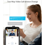 Ezviz CP4 Wire-Free Peephole Doorbell 1080P - Dokkantech