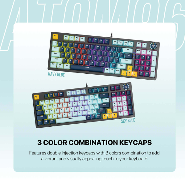 FantechAtom96MK890V2MechanicalGamingKeyboardTaro_Blue_SwitchENMizuEdition-NavyBlue_3-Specs -DokkanTech 
