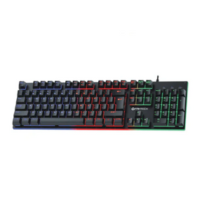 Fantech Fighter III K614L RGB wired gaming keyboard – front view black