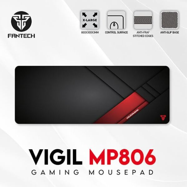 FantechMP806VIGILGamingMousePadXTRA-LARGE_8003003mm_ControlEdition-Black-Specs -DokkanTech