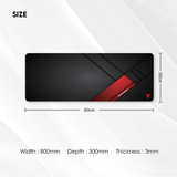 FantechMP806VIGILGamingMousePadXTRA-LARGE_8003003mm_ControlEdition-Black-size-DokkanTech
