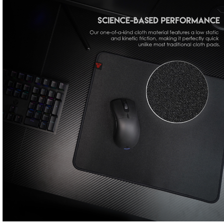 FantechMP903AGILEGamingMousePad_9004003mm_-Black-LeftView -DokkanTech
