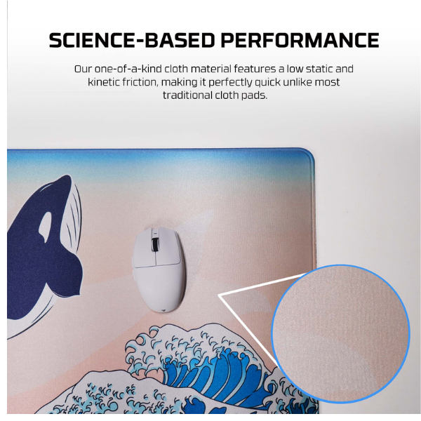 FantechMP905ATOKUJIRANAMIDESKMATGamingMousePad_9004004mm_-Beige_4-Specs -DokkanTech 