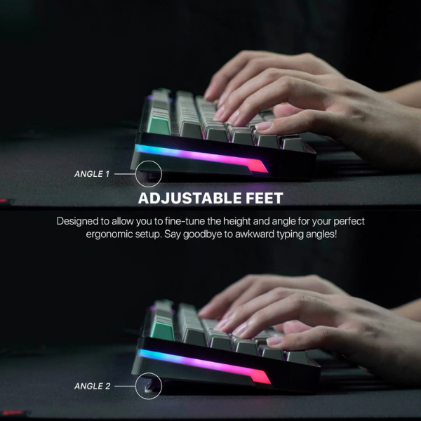 Fantech Atom Pro83 MK913 RGB 75% Mechanical Gaming Keyboard - Saturn - Dokkantech