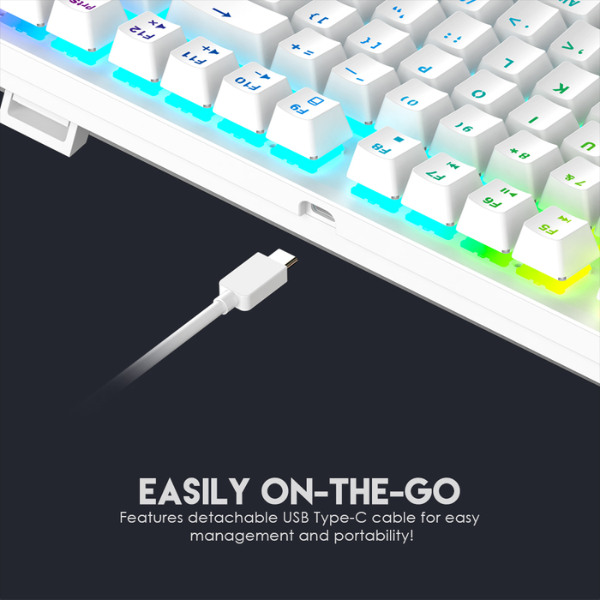Fantech MAXFIT108 MK855 RGB Mechanical Gaming Keyboard – EN Layout - Dokkantech