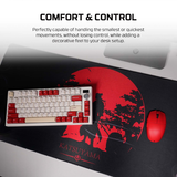 Fantech MP905 ATO KATSUYAMA DESKMAT Gaming Mouse Pad (900*400*4mm) - Black Comfortable   Dokkan tech 