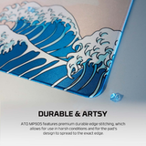 Fantech MP905 ATO KUJIRA NAMI DESKMAT Gaming Mouse Pad (900*400*4mm) - Beige DURABLE & ARTSY dokkan tech
