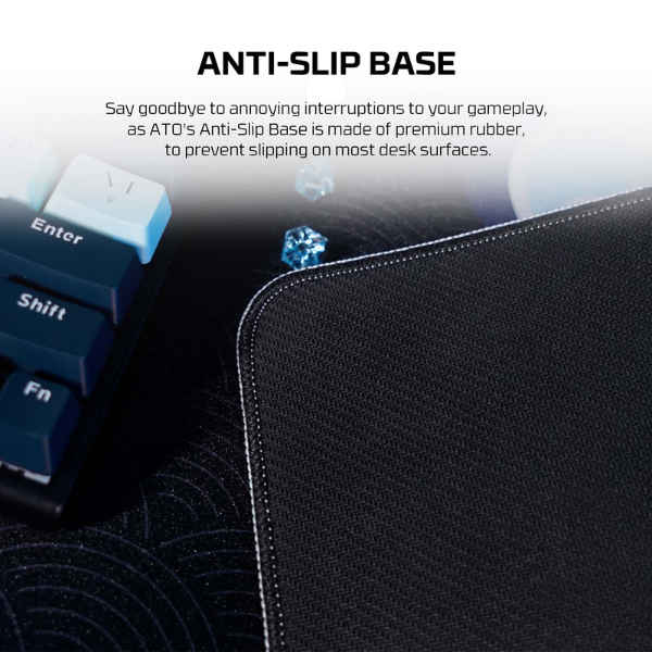 Fantech MP905 ATO KUJIRA UMI DESKMAT Gaming Mouse Pad (900*400*4mm) - Black ANTI-SLIP BASE Dokkan tech 