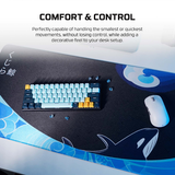 Fantech MP905 ATO KUJIRA UMI DESKMAT Gaming Mouse Pad (900*400*4mm) - Black Comfortable Dokkan tech 