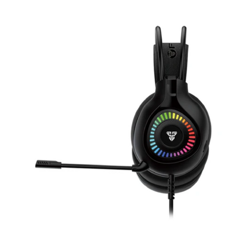 Fantech Orbit HG25 7.1 Virtual Surround Sound Gaming Headset RGB Wired USB - Black - Dokkantech