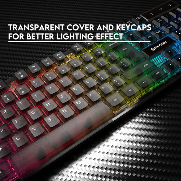 Fantech Shikari K515 RGB Wired Gaming Keyboard EN - Black - Dokkantech