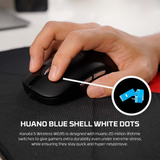 Fantech WG9S Kanata S Wireless Gaming Mouse – 12000 DPI, 1000Hz, RGB - Dokkantech