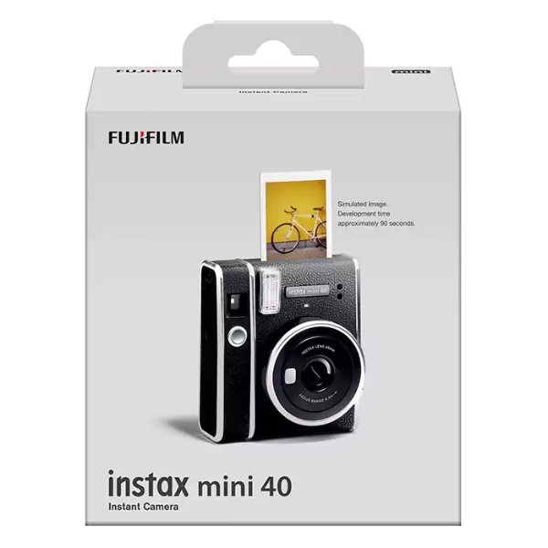 Fujifilm Instax Mini 40 Instant Camera - Black - Dokkantech