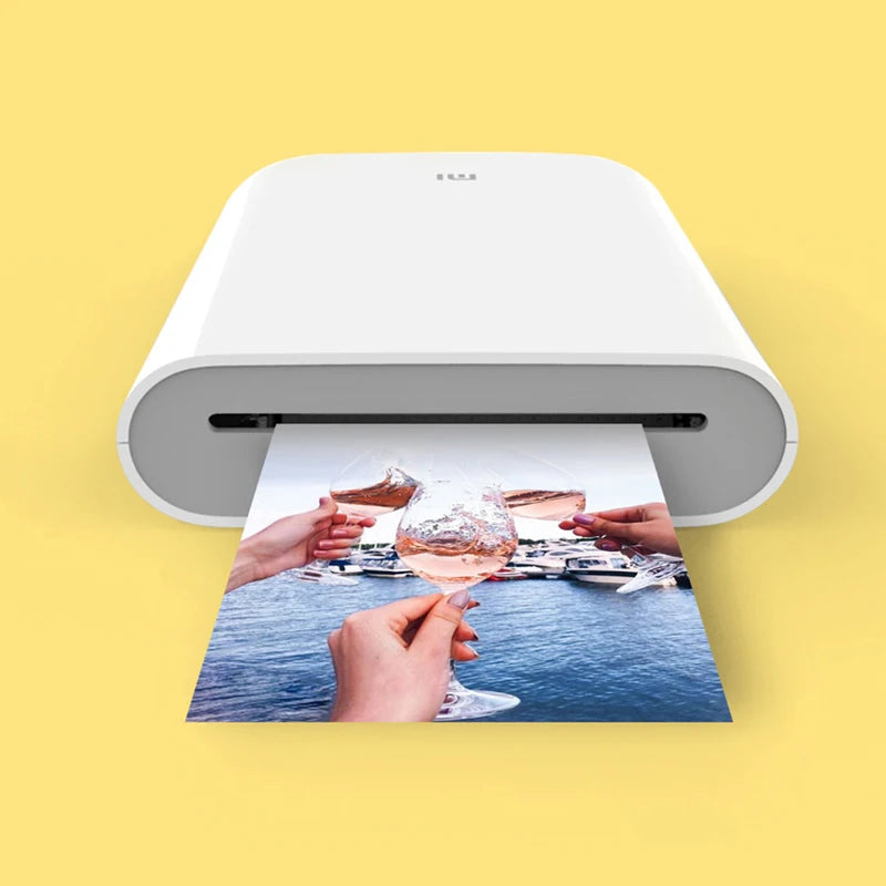 Xiaomi Mi Portable Photo Printer With 5 Paper included And No ink Printing - DokanTech #