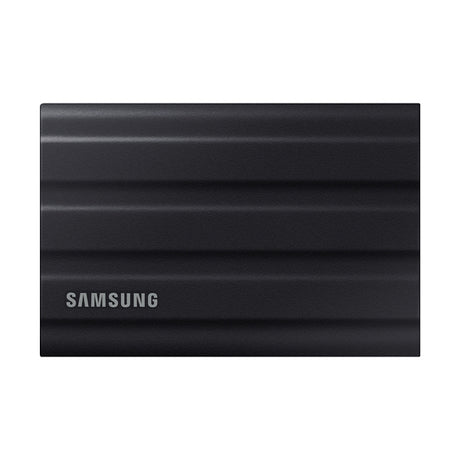 Samsung T7 Shield 2TB portable SSD – front view black