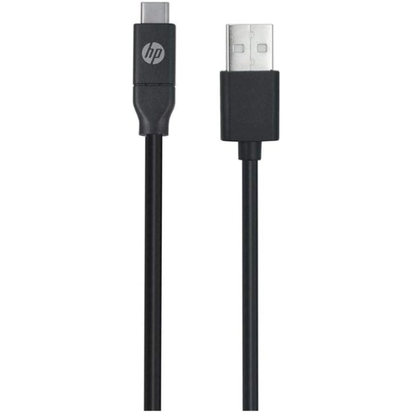 HP USB A To USB C 300cm Cable - Black - Dokkantech