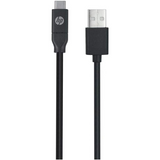 HP USB A To USB C 300cm Cable - Black - Dokkantech