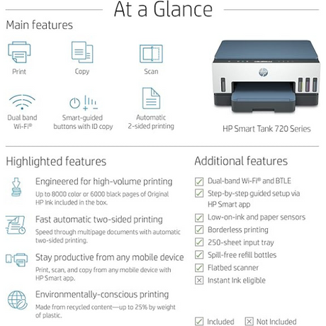  HP_Smart_Tank_725_All-in-One_Printer_Wireless_Auto_Duplex_High_Yield _DokanTech #