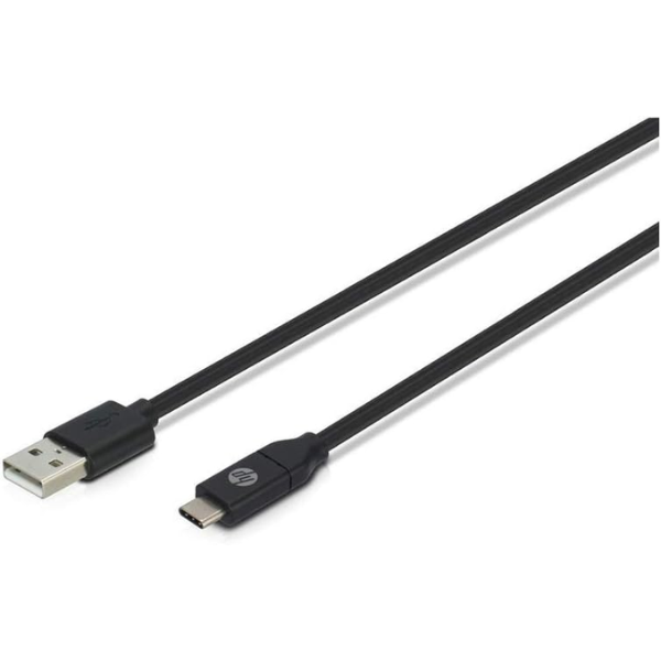 HP USB A To USB C 300cm Cable - Black - Dokkantech