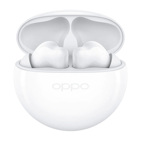 OPPO Enco Buds2 wireless earbuds – front view white