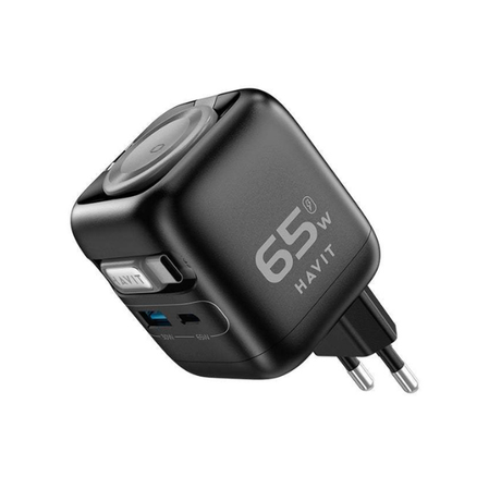 Havit65WGaNTravelChargerUC253EURetractableCableBlack_5-dokantech#