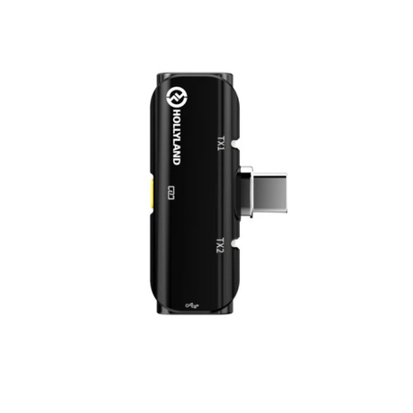 Hollyland Lark C1 Duo (2 TX + 1 RX) With USB-C Connector - Cool Black-dokantech#