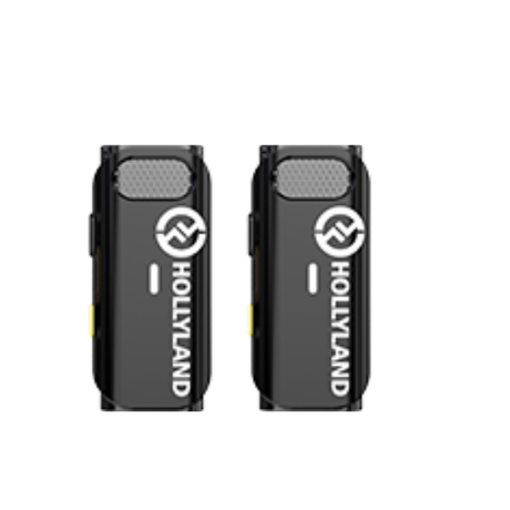 Hollyland Lark C1 Duo (2 TX + 1 RX) With USB-C Connector - Cool Black-dokantech#Hollyland Lark C1 Duo (2 TX + 1 RX) With USB-C Connector - Cool Black-dokantech#
