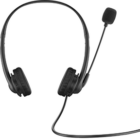 HP Stereo USB Headset G2 with active noise cancellation – front view