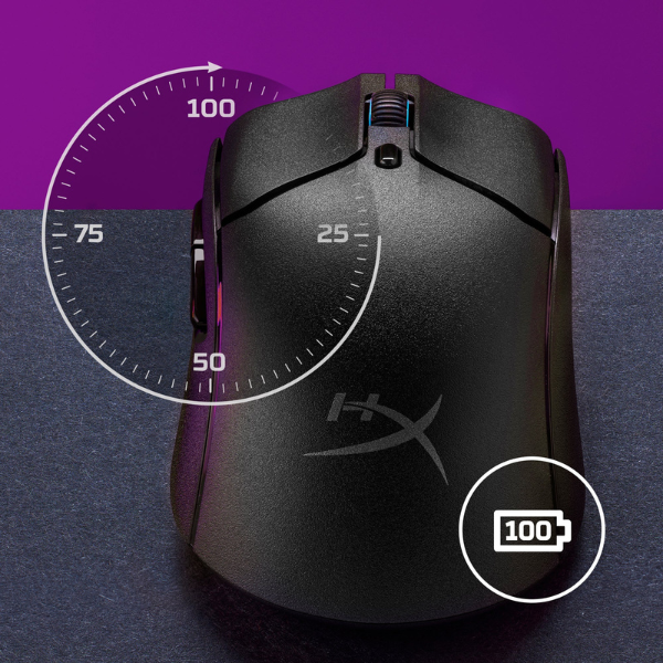 HyperX Pulsefire Haste 2 Wireless Gaming Mouse, Dual Wireless, 26K Sensor-dokantech