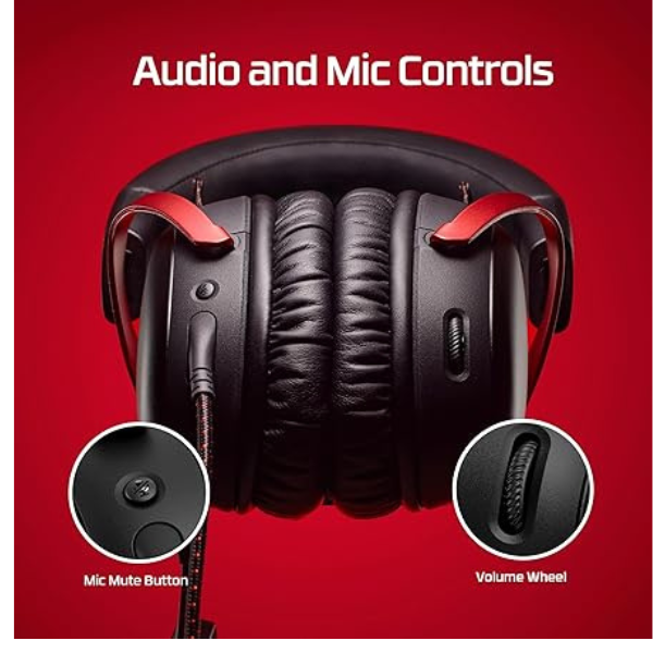 DokanTech_HyperX Cloud III Gaming Headset, PC, PS5, Xbox Series X|S, 53mm Drivers