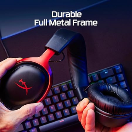 DokanTech_HyperX Cloud III Gaming Headset, PC, PS5, Xbox Series X|S, 53mm Drivers