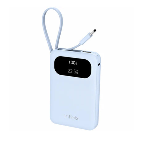 InfinixXPower10Pro10000mAhPowerBankwithBuilt-inCable22.5W-View 2 -DokkanTech 
