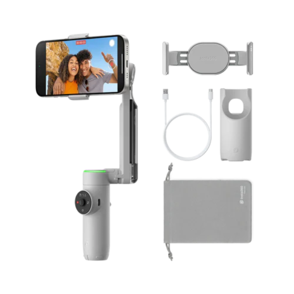 Insta360 Flow Pro – AI iPhone Gimbal with Apple DockKit & 3-Axis Stabilizer - Dokkantech